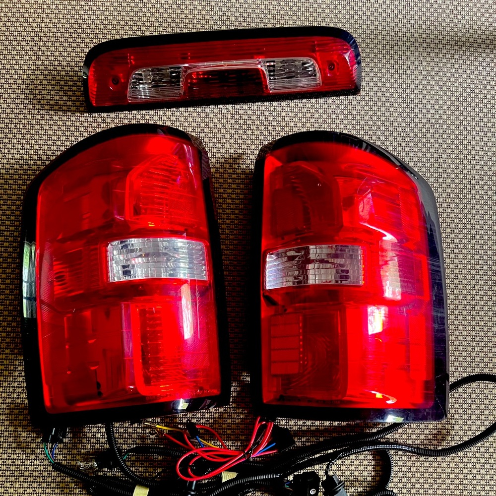 Original taillights. GMC 2016 2500 pickup.